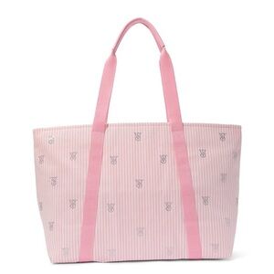 Victoria’s Secret Pink Striped Tote Bag 2025